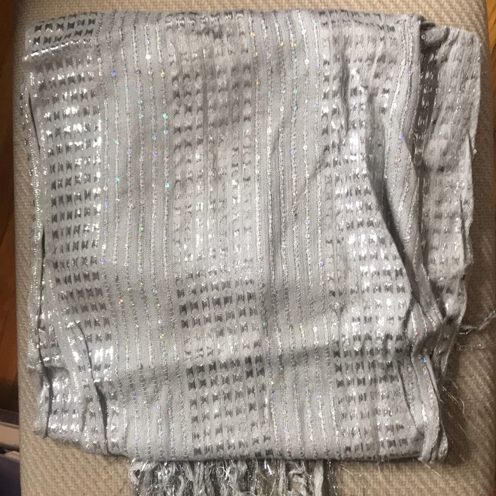 Silver scarf
